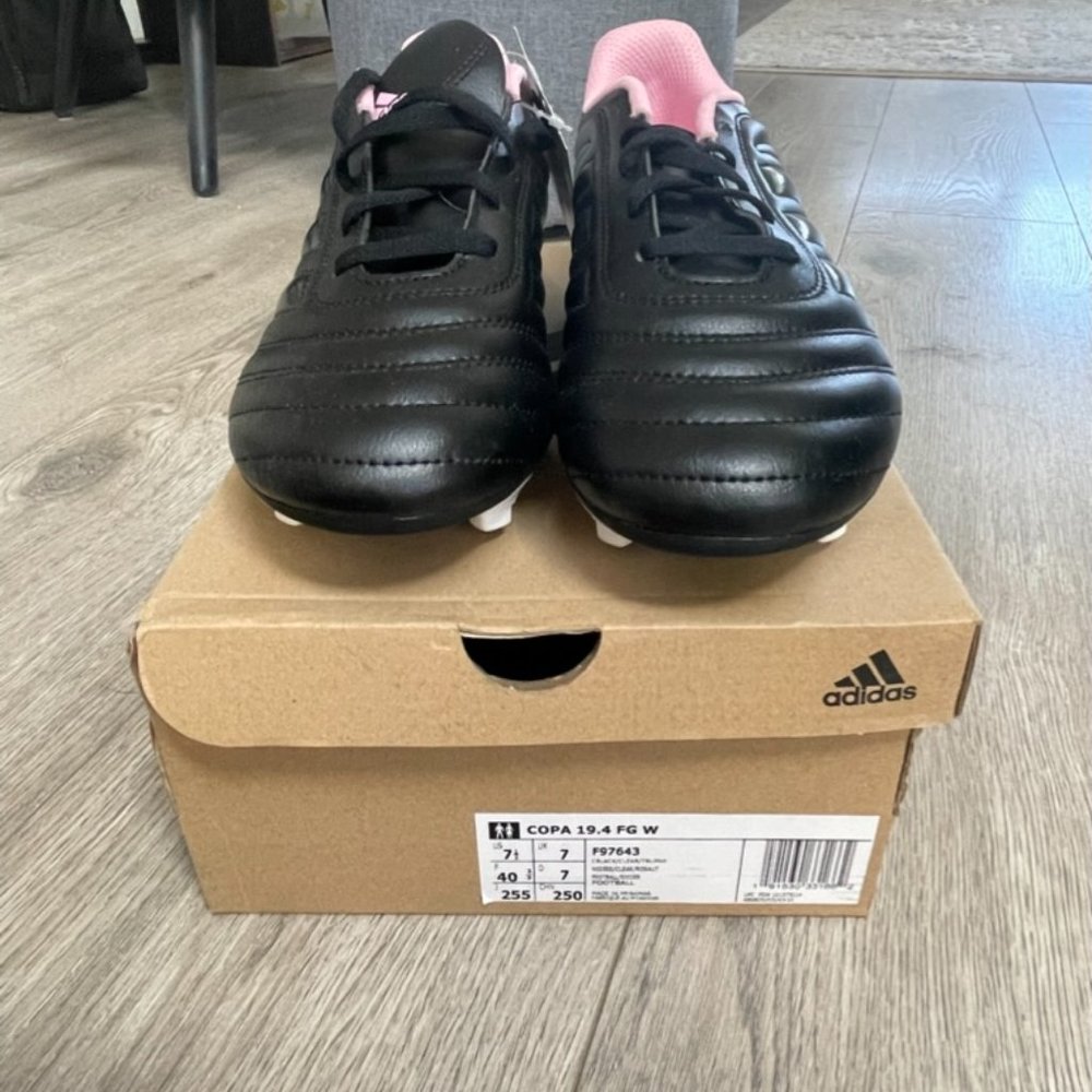 adidas Copa 19.4 FG Women's Black with Pink Accents